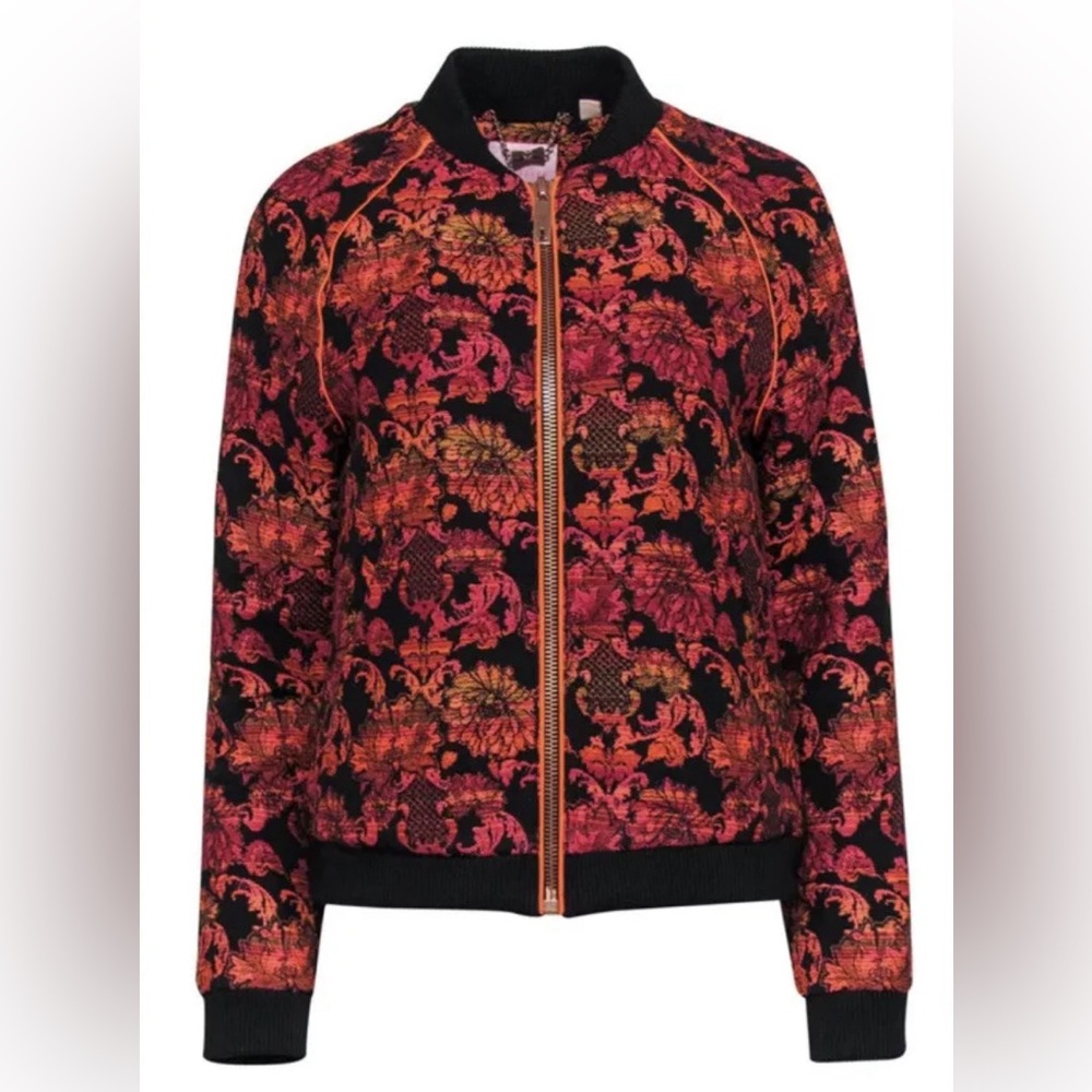 TED BAKER Rakka Boucle Bomber Jacket